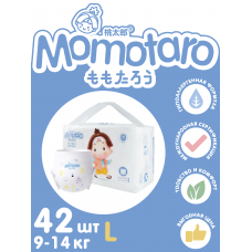 Momotaro Подгузники-трусики детские 4/L (9-14 кг), 42 шт